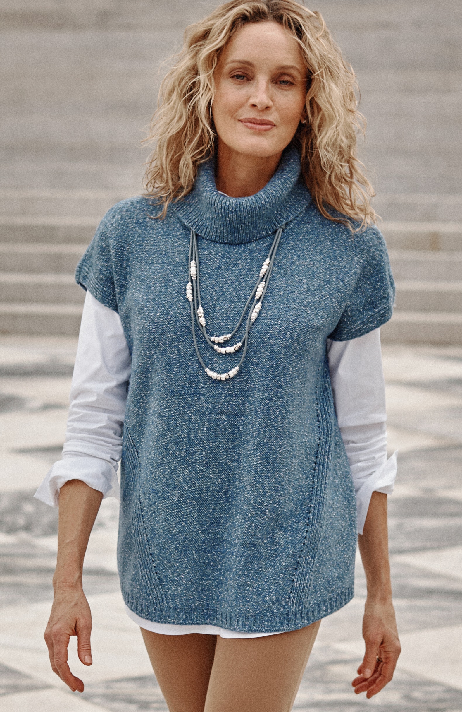 Wearever Cowl-Neck Short-Sleeve Sweater