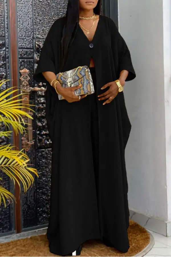 High-Slit Flowy Pant Set