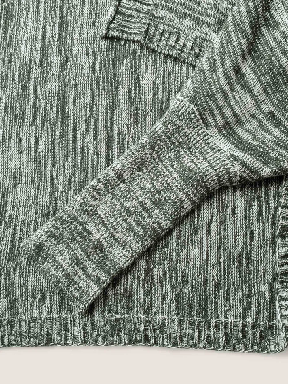 Color Contrast Dolman Sleeve Knit Cardigan