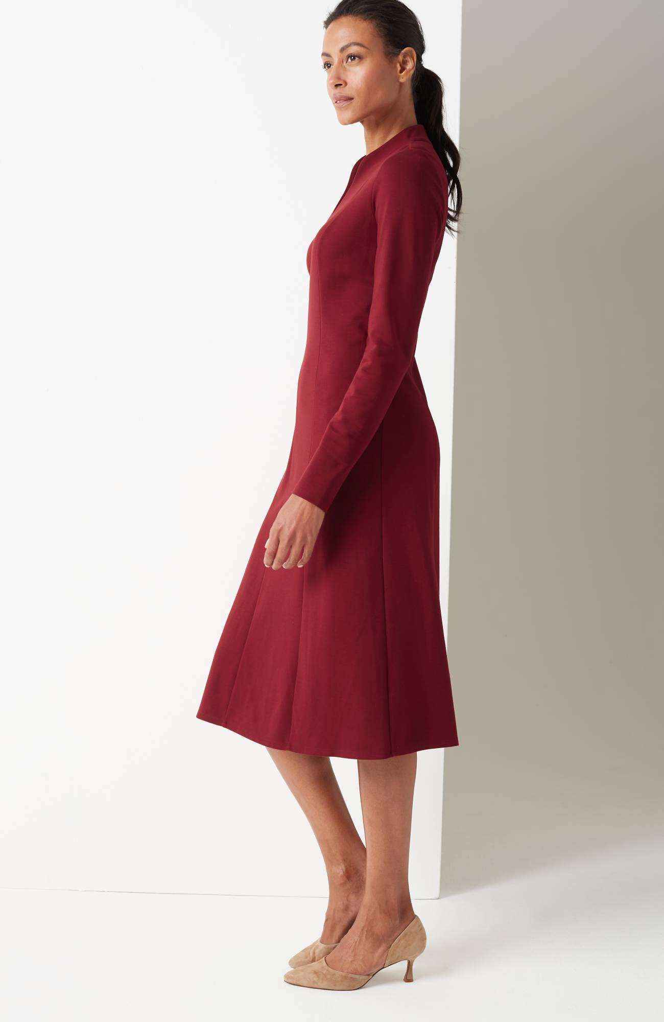 wearever double-face jersey dress