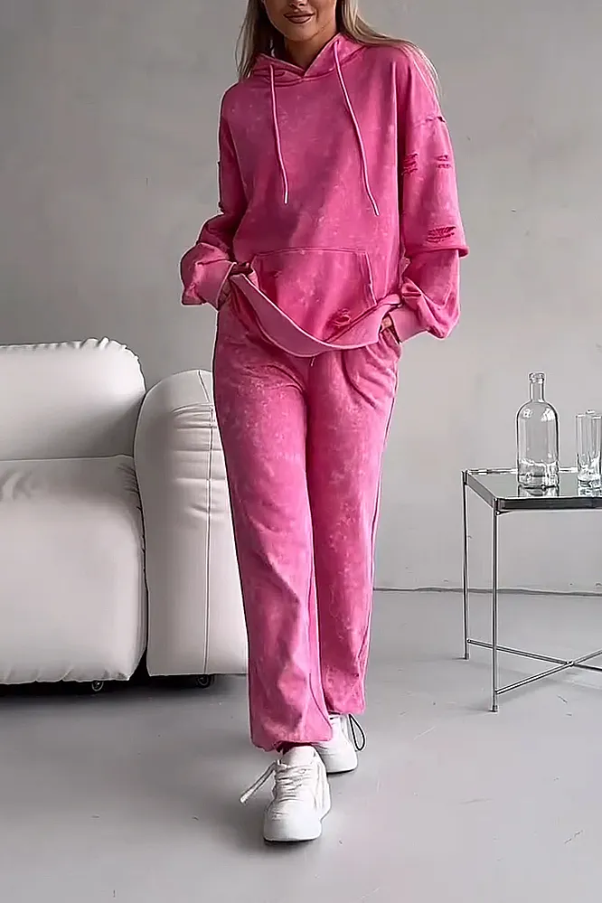 Women's Laundry Hoodies & Pants Two Piece Set
