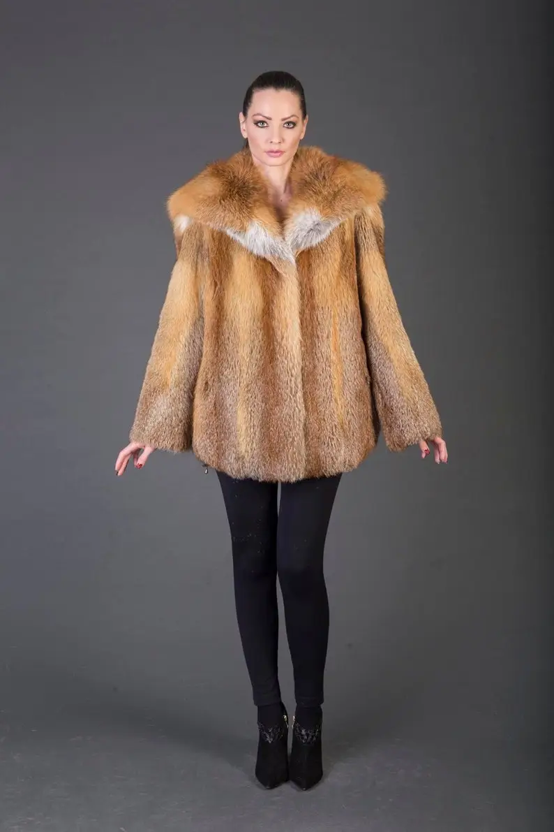 Red Fox Fur coat