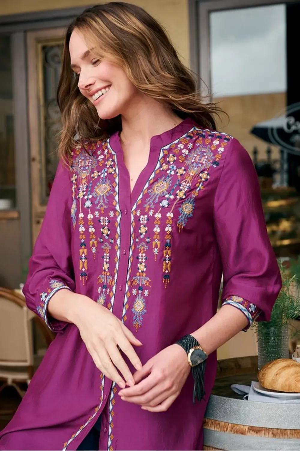 Nina Embroidered Tunic