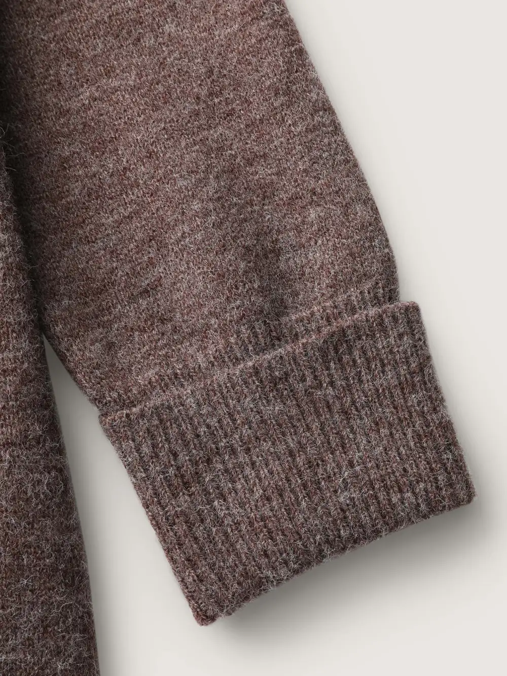 Wavy Arc Hem Tie-Front Knit Cardigan