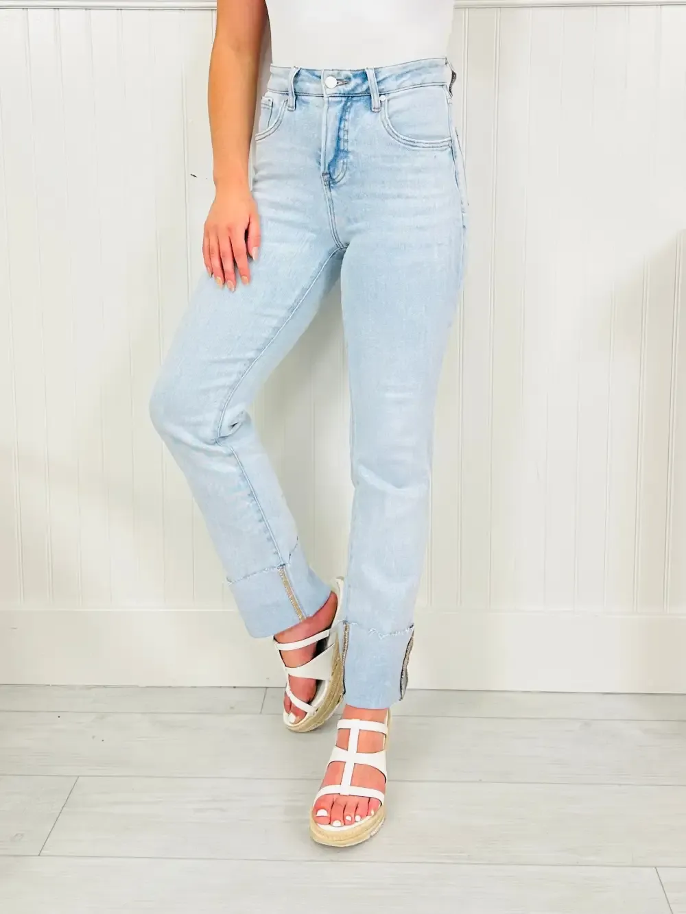 MOCO Exclusive Not Your Mother's Tummy Control Mom Jeans