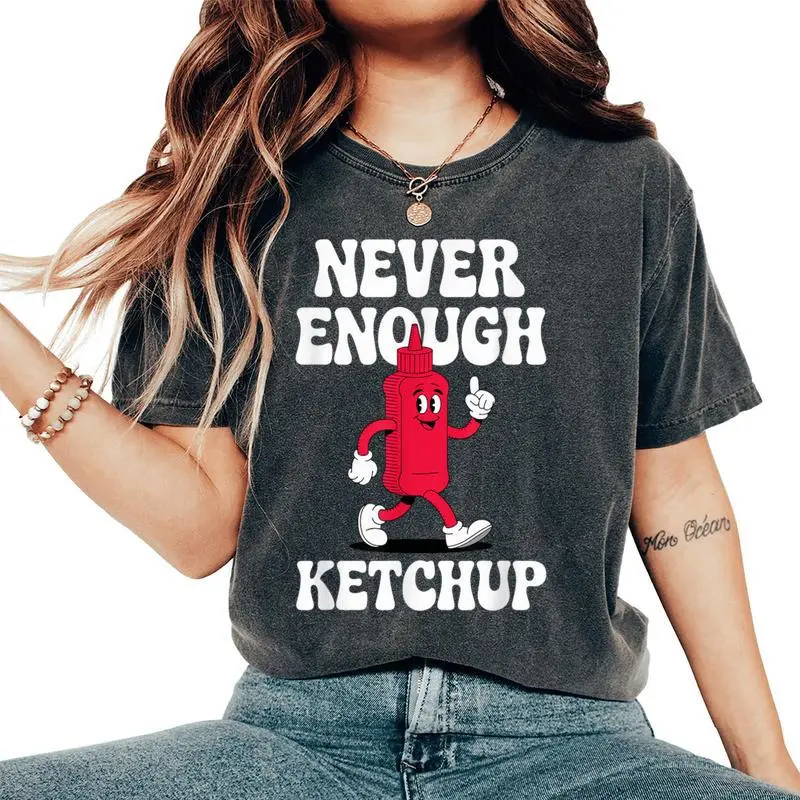 Retro Ketchup Boys Or Girls Women's Oversized Comfort T-Shirt
