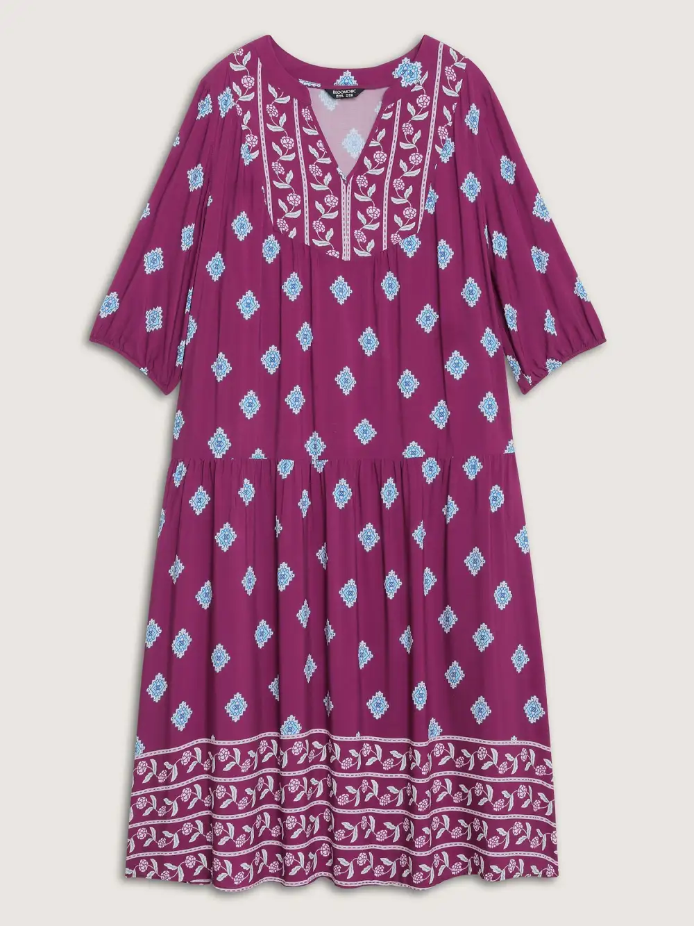 Supersoft Rayon Boho Print Maxi Dress