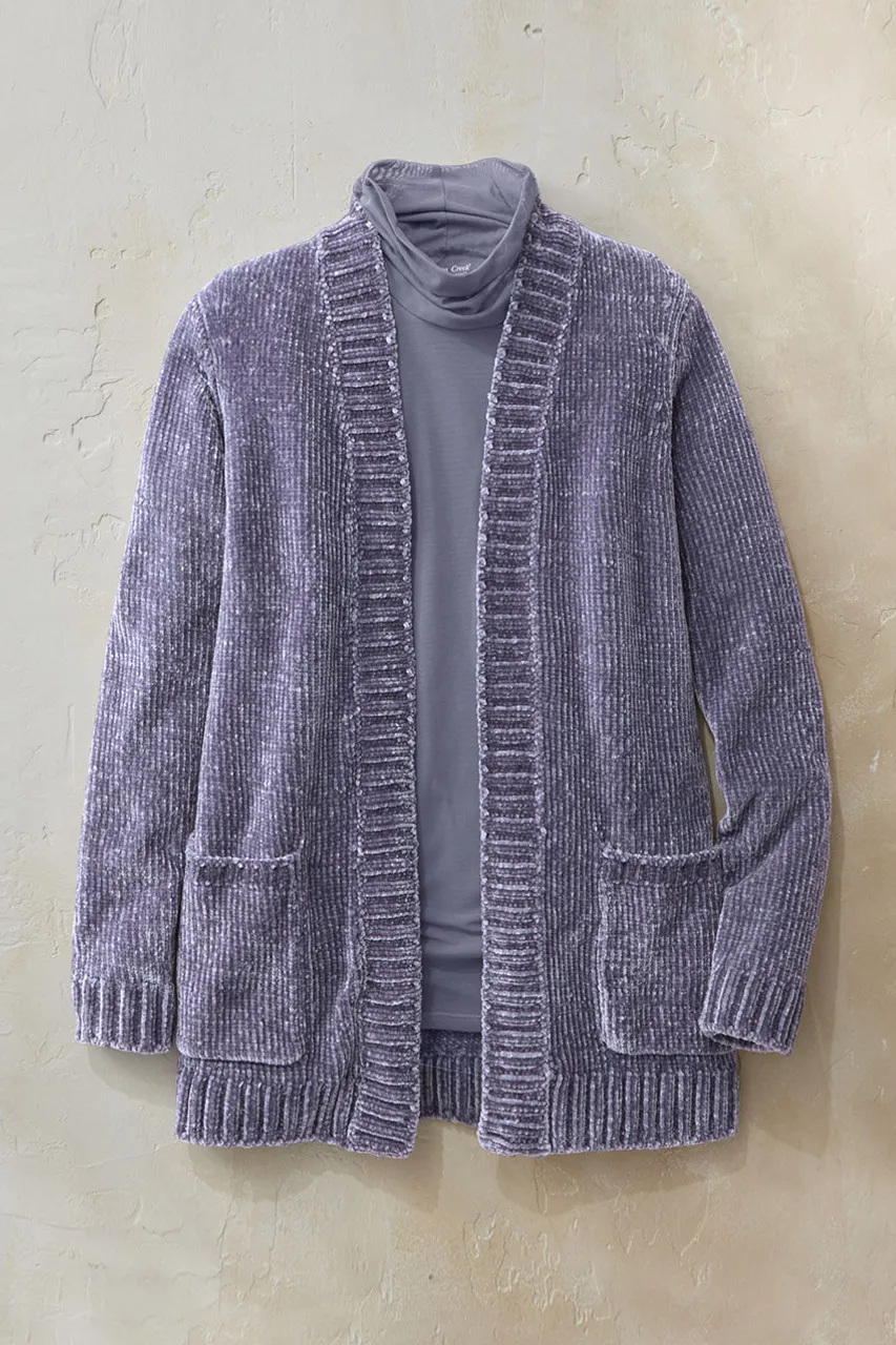Lustre Chenille Cardigan