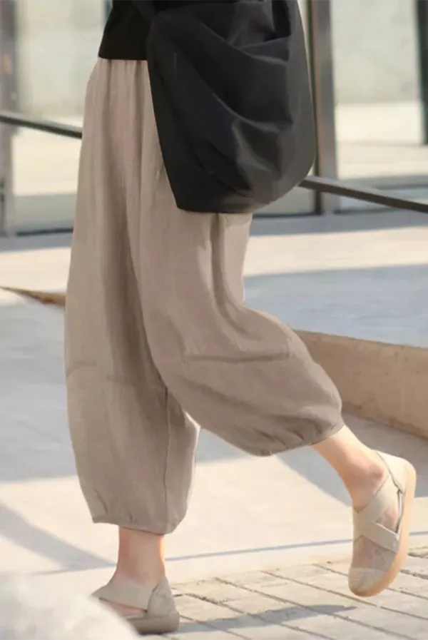 Casual Solid Patchwork Harlan Mid Waist Harlan Solid Color Bottoms