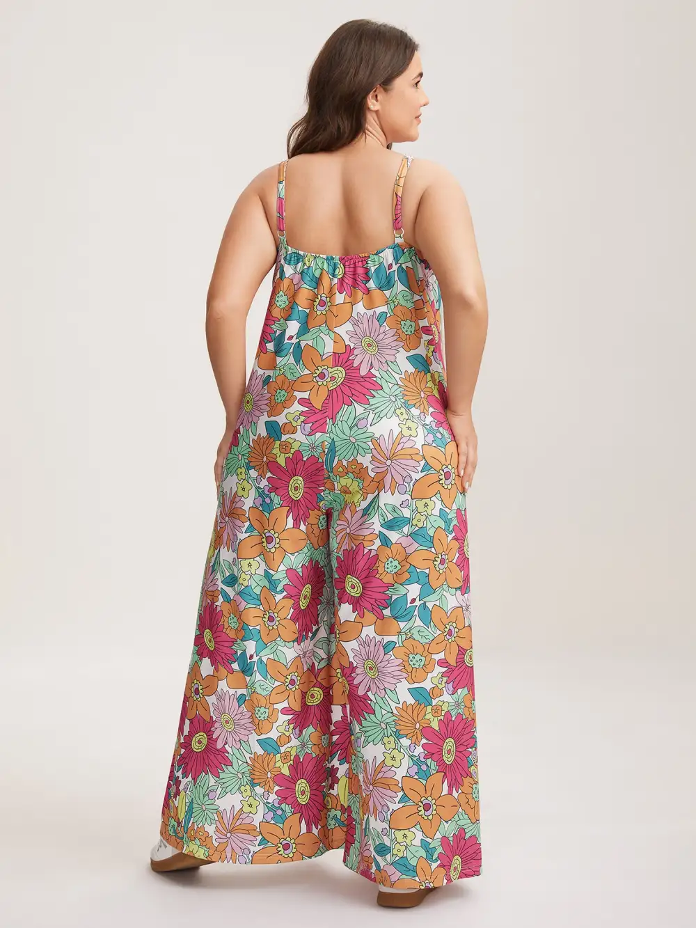 Vivid Groove Stretchy Adjustable Jumpsuit