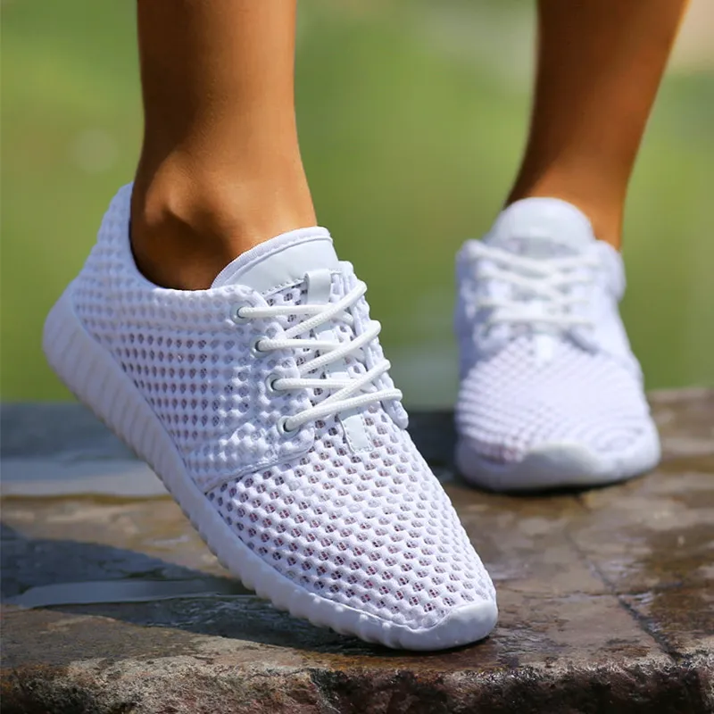 Slip On Walking Shoes Non Slip Running Shoes Breathable Lightweight Gym Sneakers