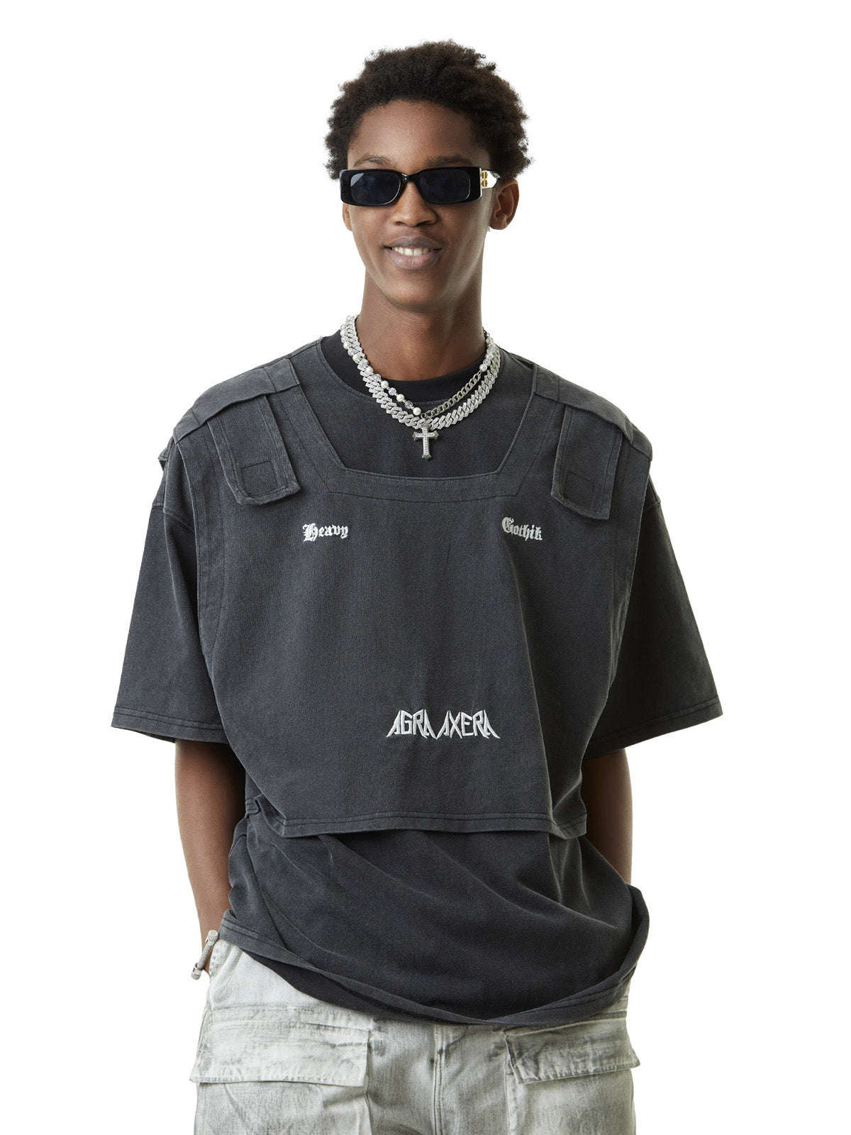 Blown Blod Vocal Font Rap T-Shirt - 2044