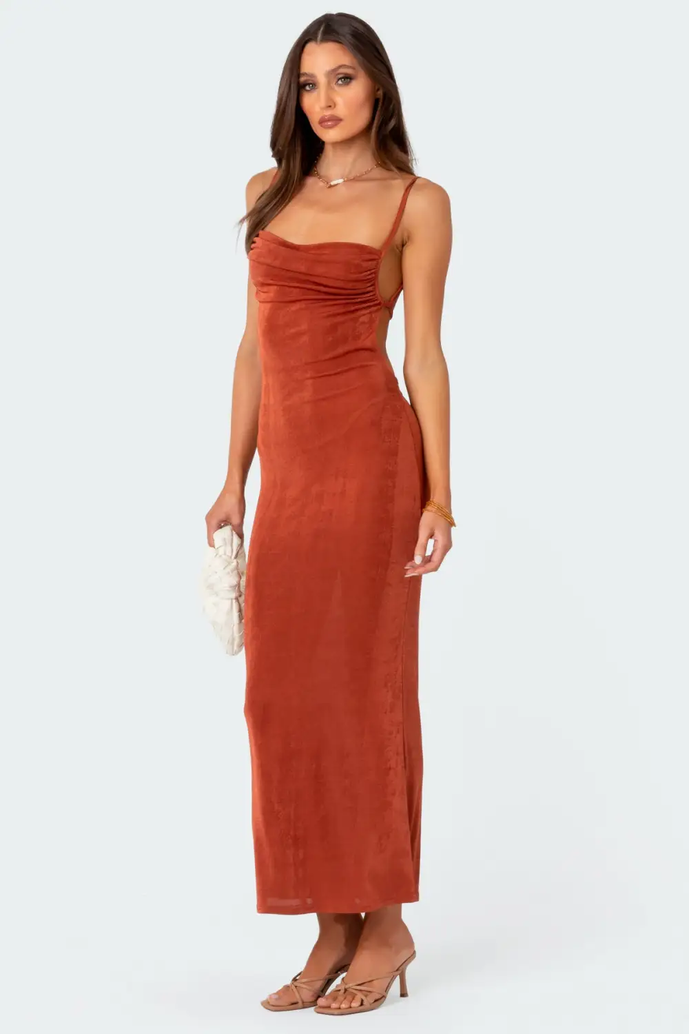 Clea Open Back Maxi Dress