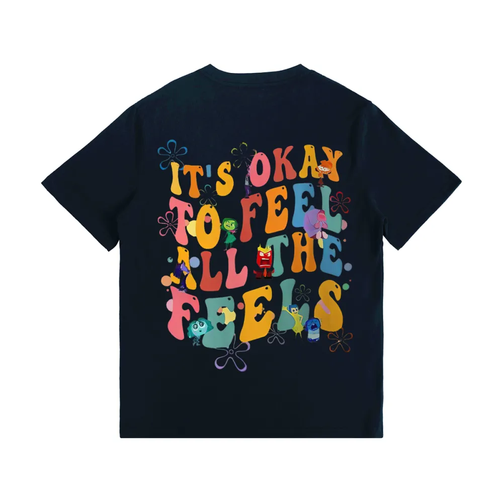 Insidde Ouut lt's Okaay To Feel All The FeelsMental Health T-shirt