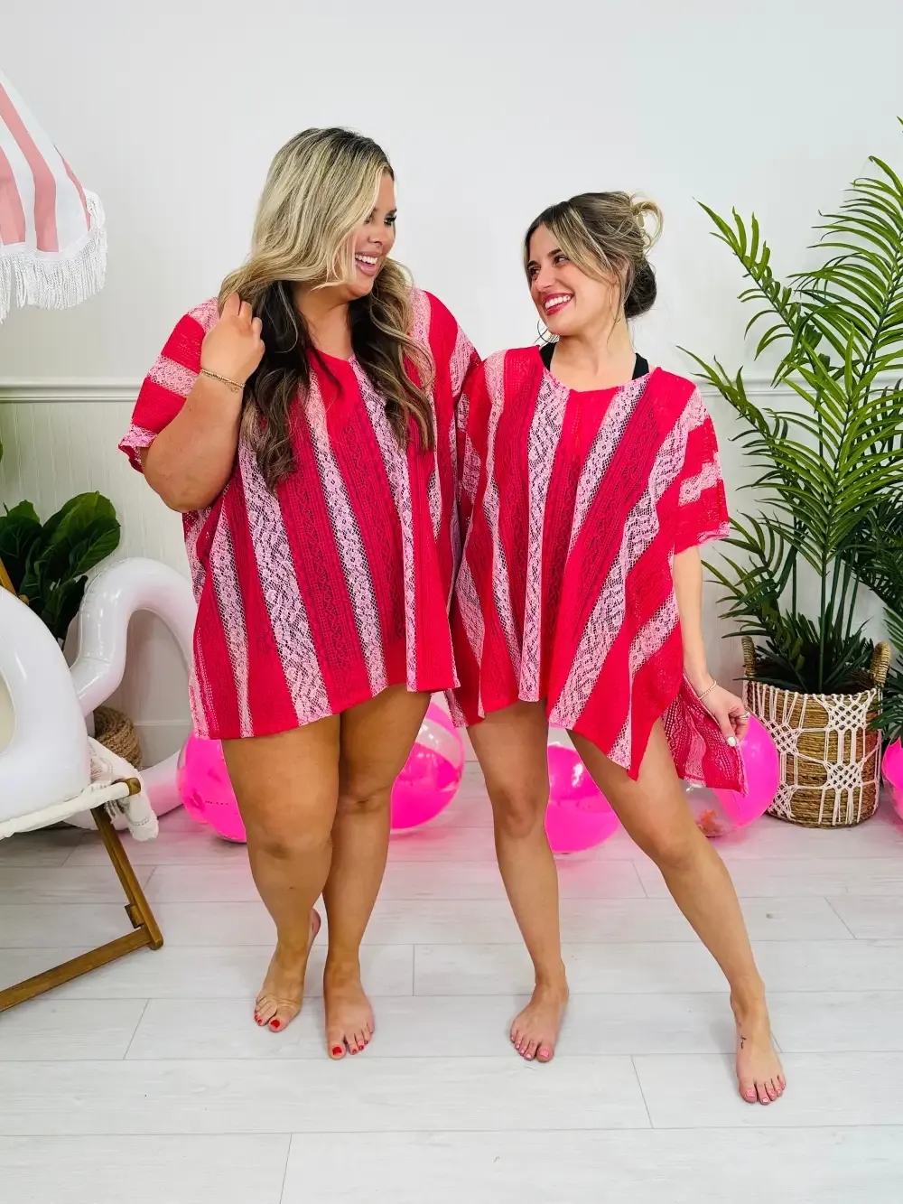 Sunkissed Lace Top In Fuchsia