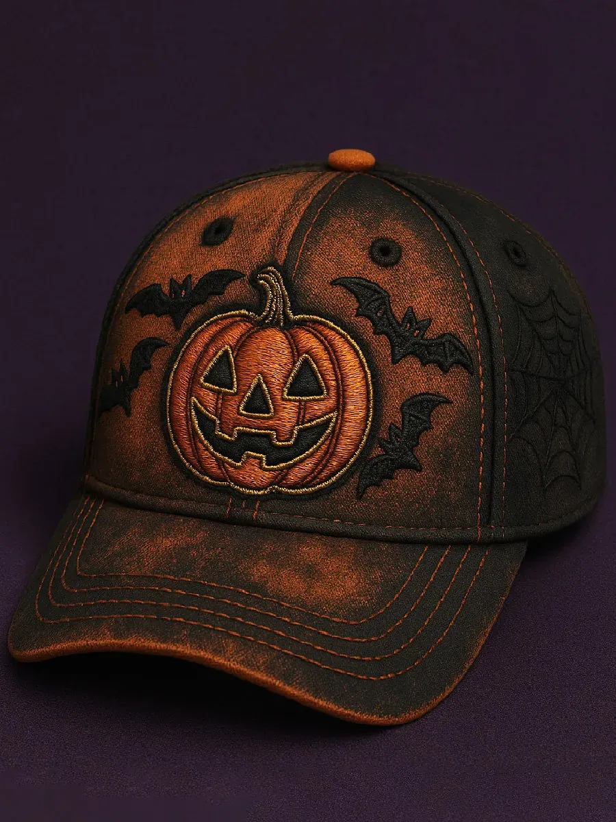 Unisex casual pumpkin autumn stain hat