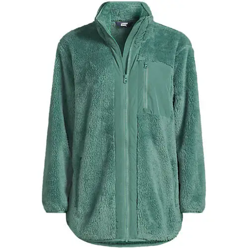 Women's Full Zip Cozy Sherpa Fleece Jacket