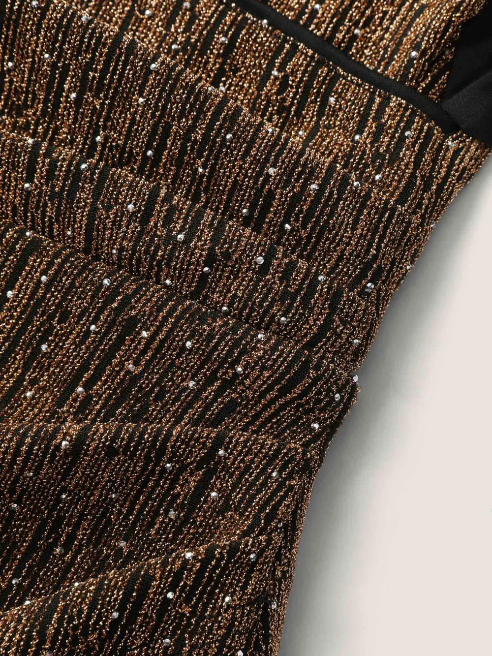 Rhinestone Stretchy Waist Drape Tank Top