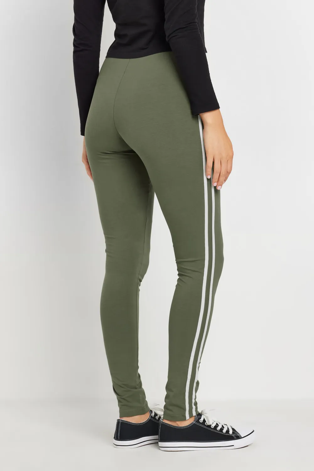 LTS Tall Black Stripe Legging
