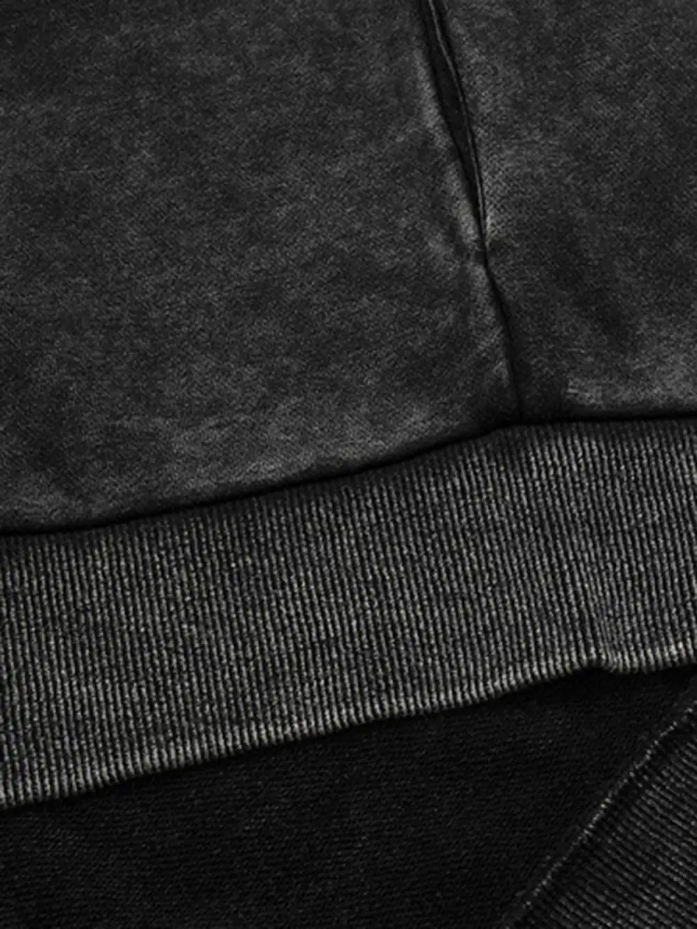 Washed And Aged Hooded Sweatshirt  - 1674