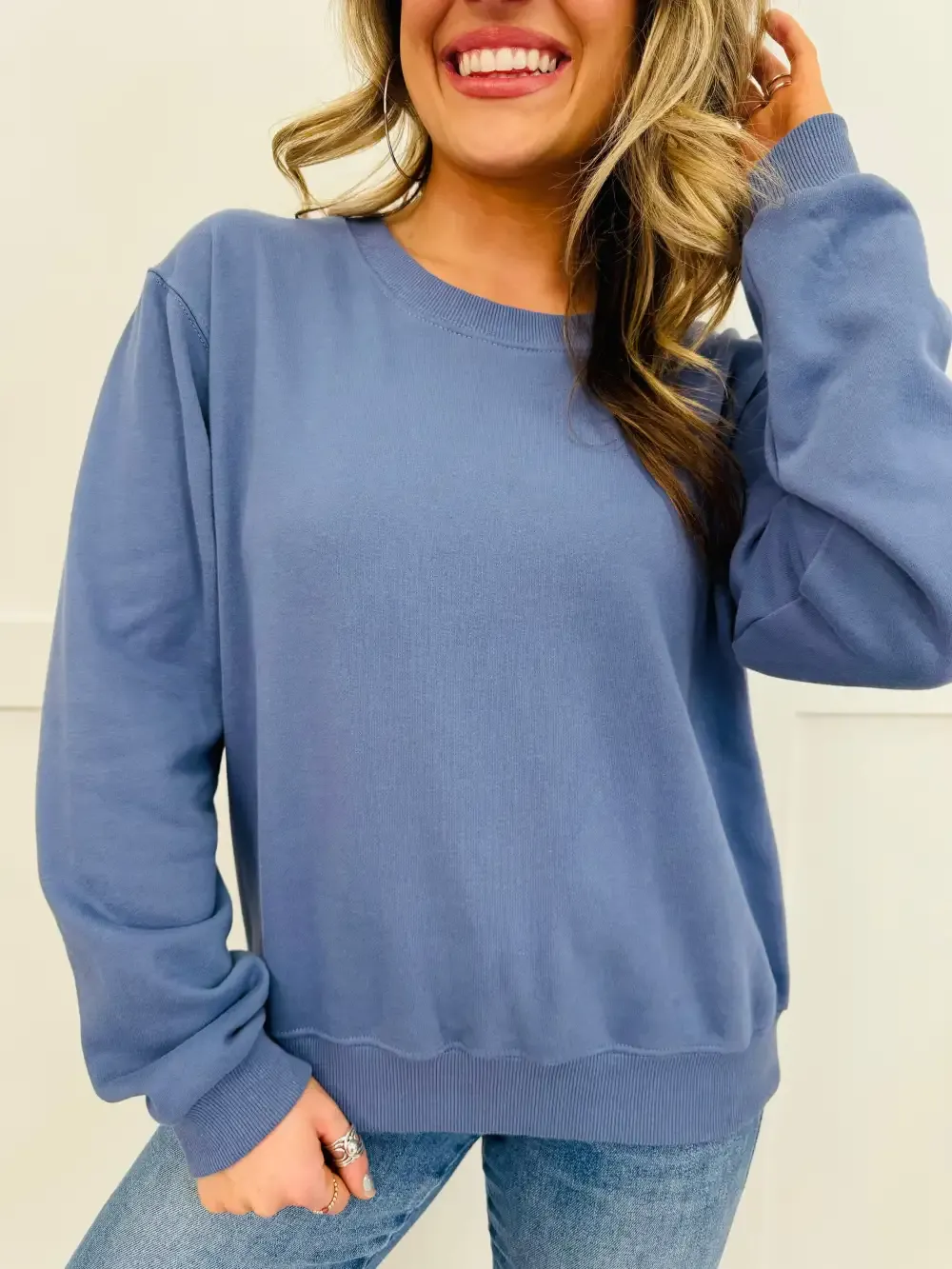 REG/CURVY MOCO Exclusive Basic Babe Pullover- Multiple Colors!