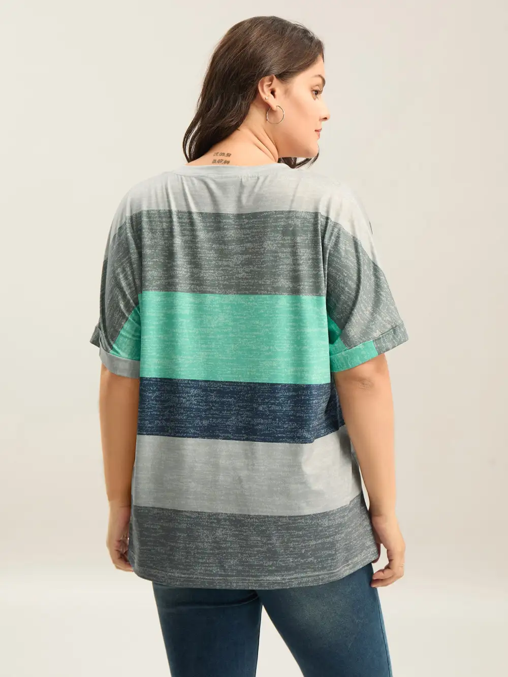 Multi-Color Summer Stripes T-Shirt