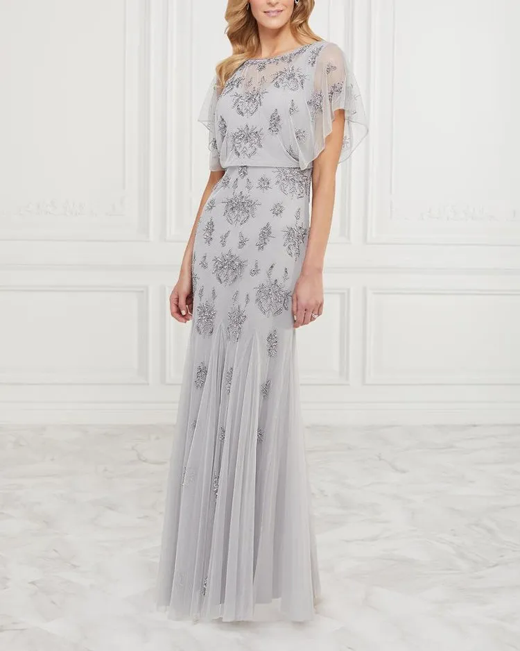 Elegant Fashion Mesh Rhinestone Dress