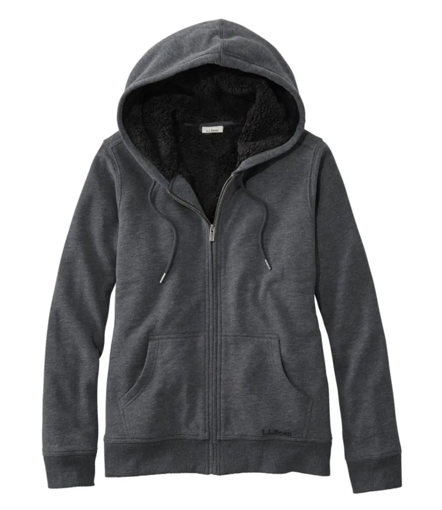 Women's Sweatshirt, Sherpa-Lined Hoodie