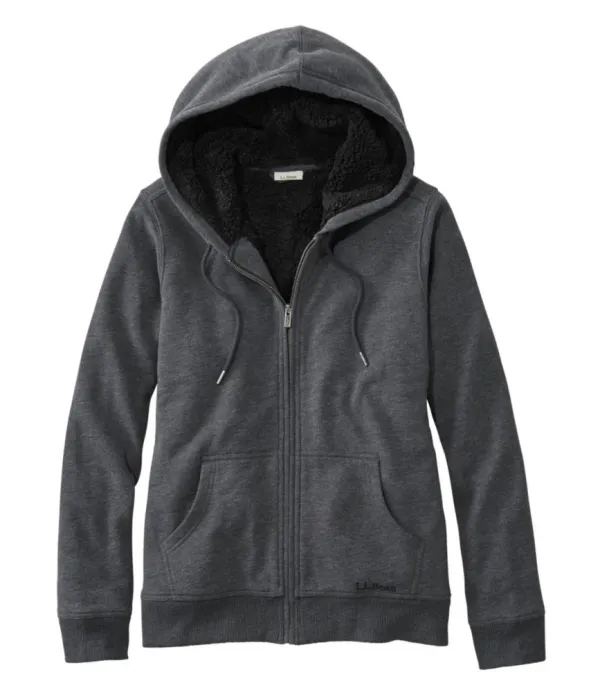 Women's Sweatshirt, Sherpa-Lined Hoodie