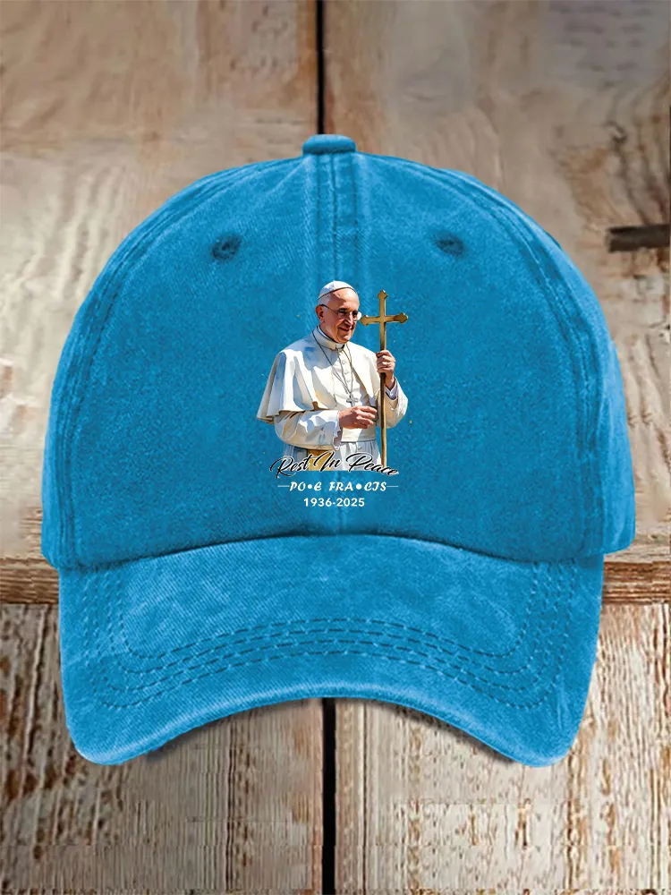 Men And Women's Rest In Peace 1936-2025 Washed Baseball Cap