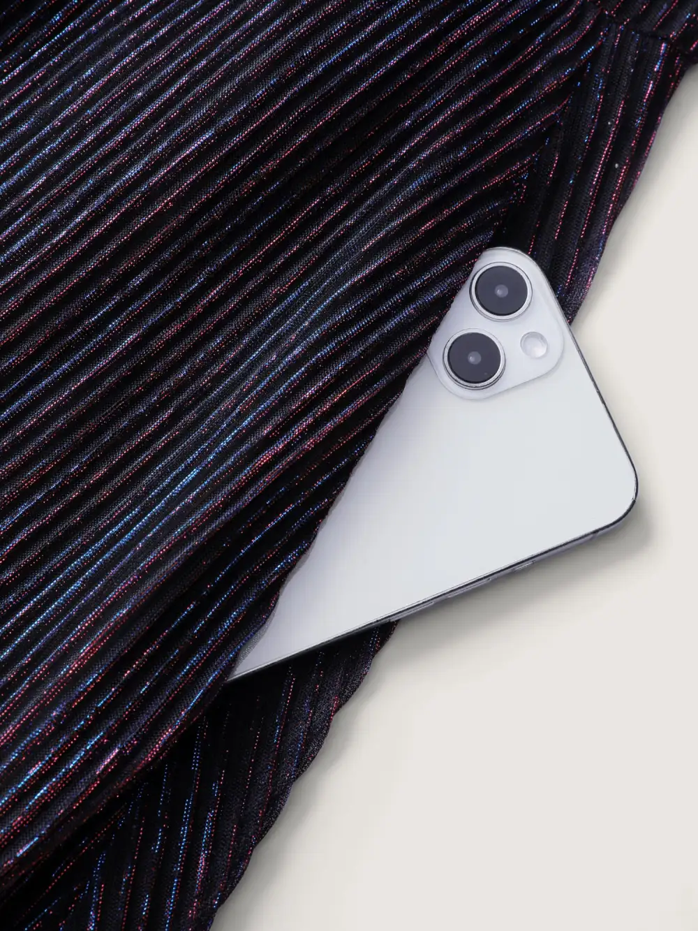 Phantom Silk Stretchy Shirred Waist Midi Dress