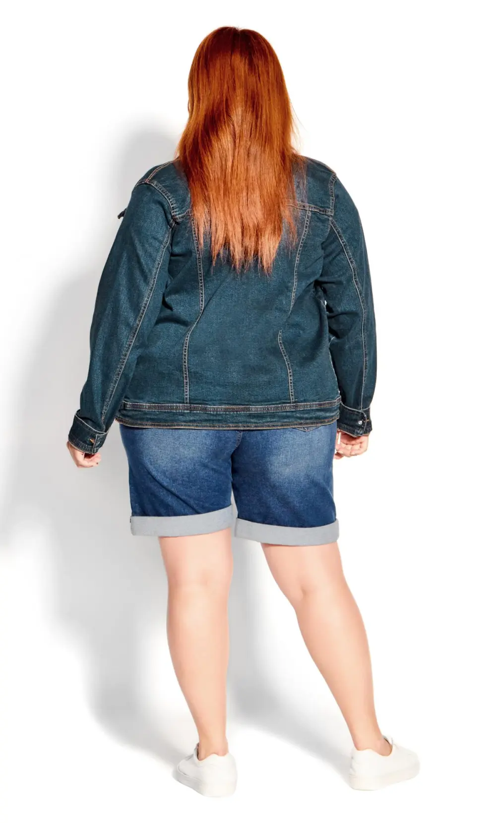 Evans Dark Blue Wash Denim Jacket