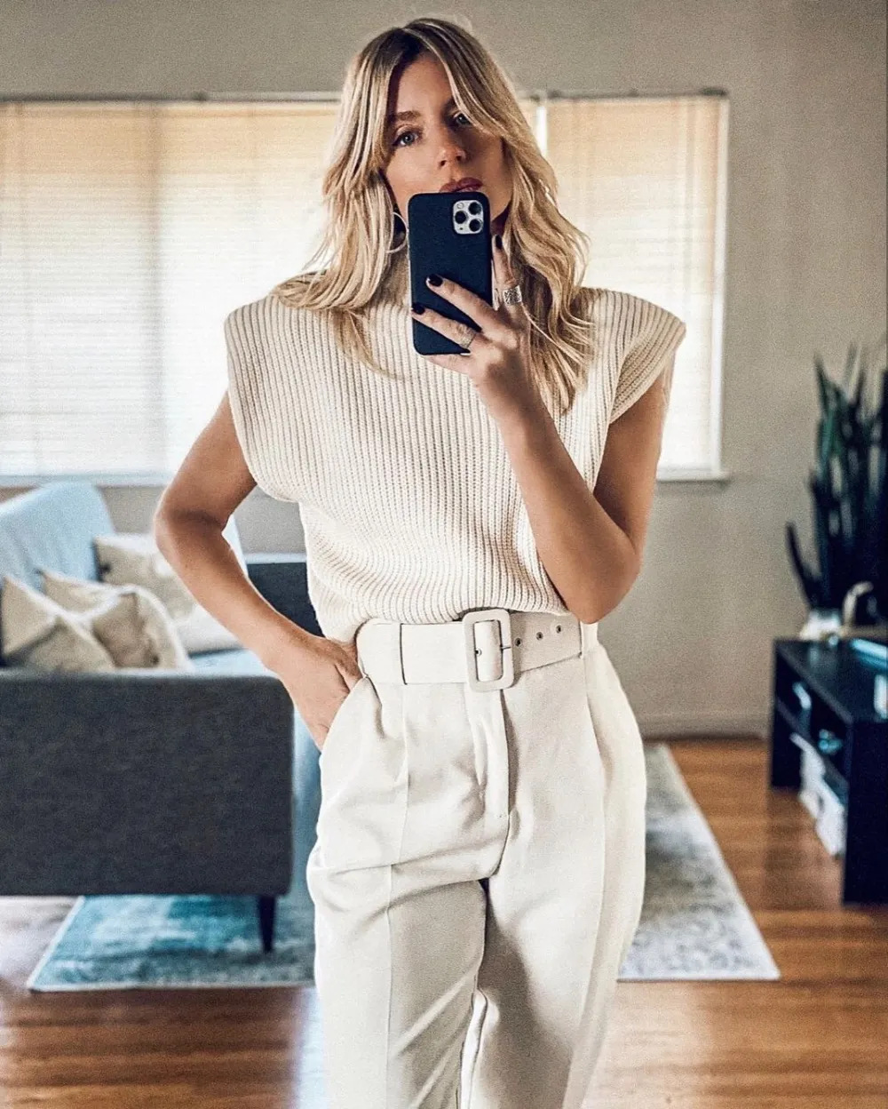 Stylish Turtleneck Sweater Vest