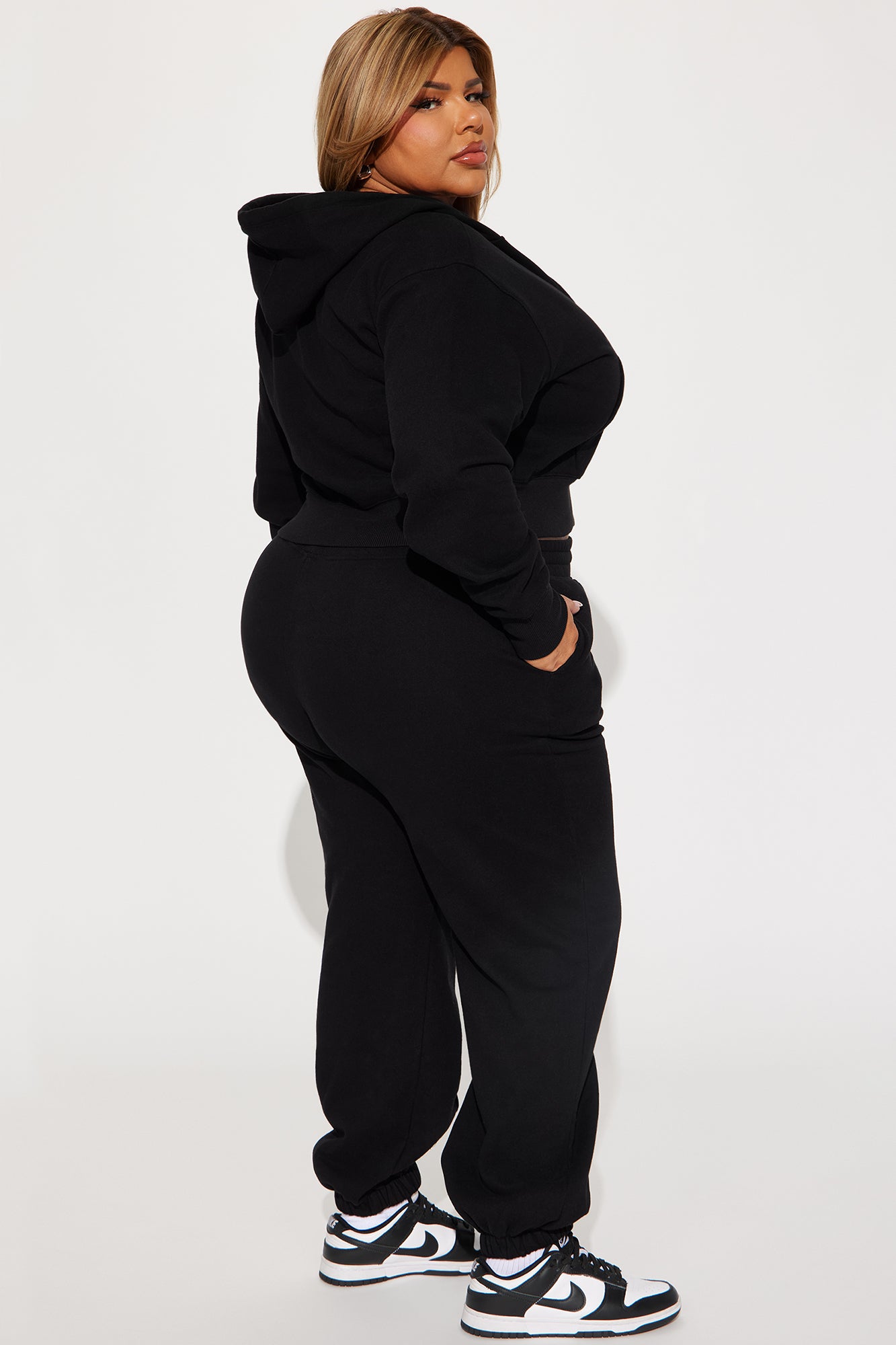 Stayin' In Sweatsuit - Black