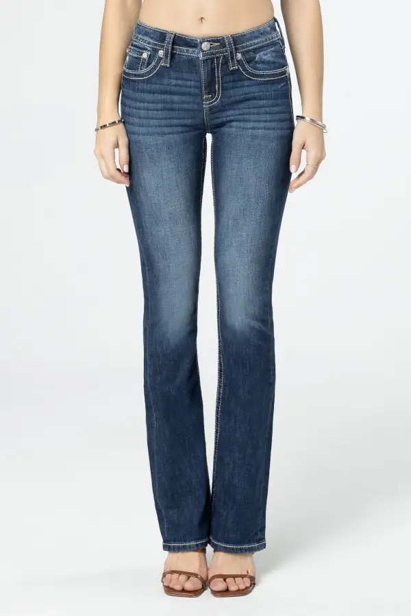 Autumn Mosaic Fleur Bootcut Jeans