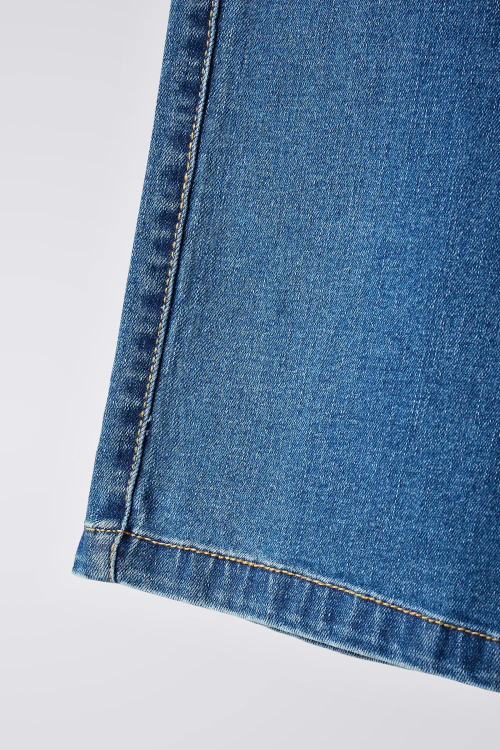 EVANS Curve Blue Mid Wash Straight Leg Jeans