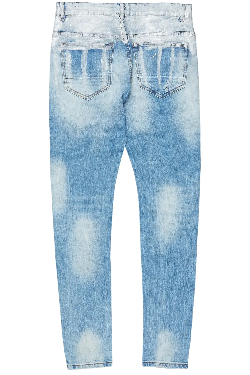 Dakari Light Blue Foil Slim Fit Jean