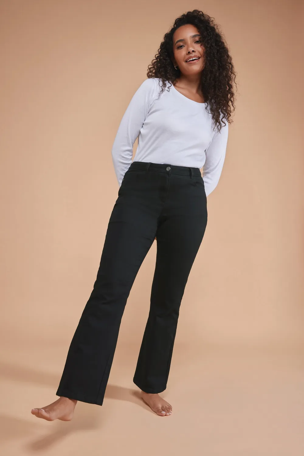 M&Co Black Bootcut Jeans