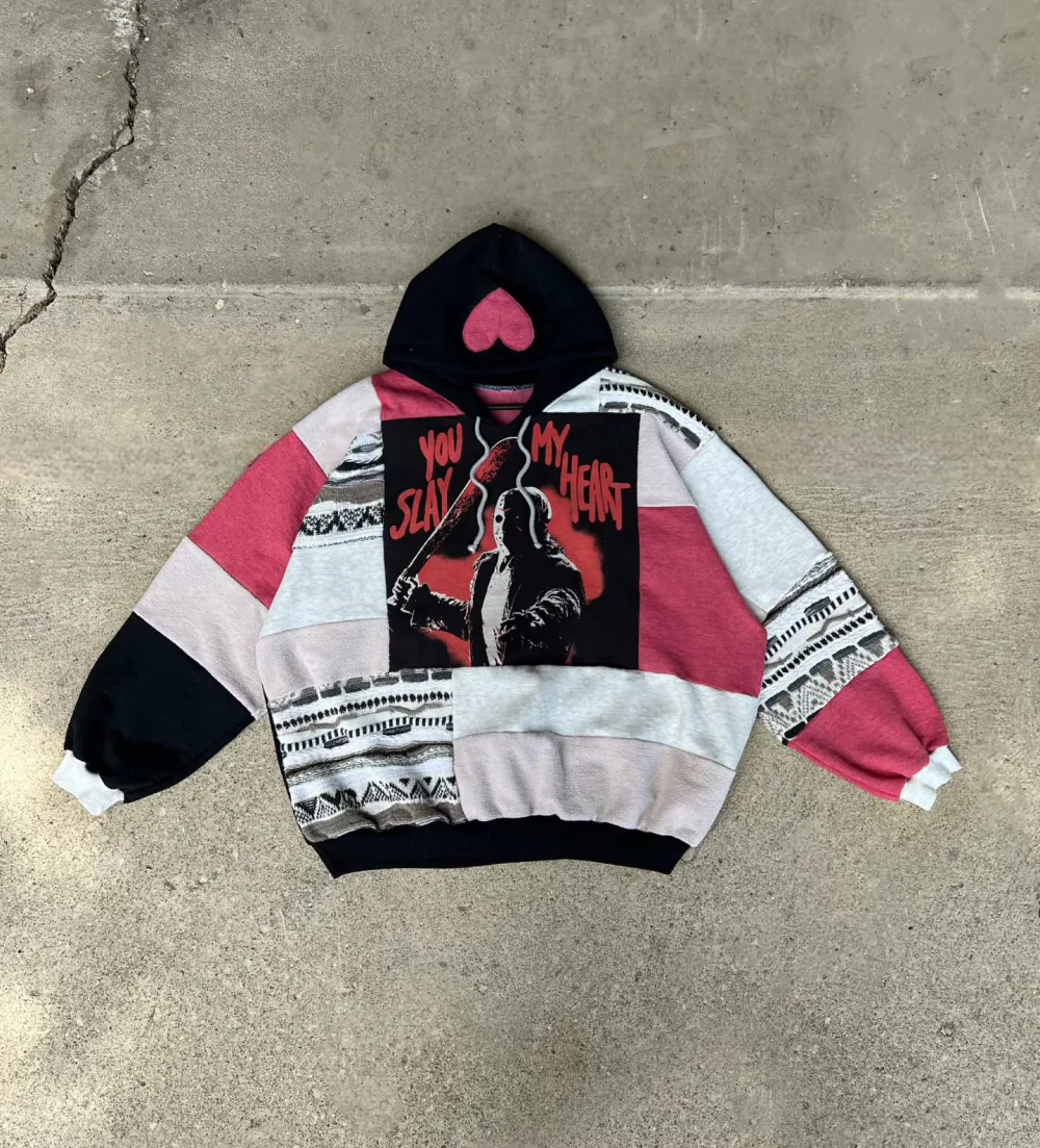 Grey hoodie how perfect and cozy piece for your Halloween day