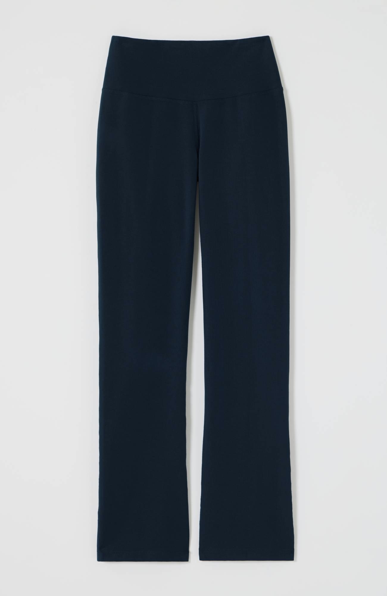 Fit Breathe Cotton High-Rise Boot-Cut Pants