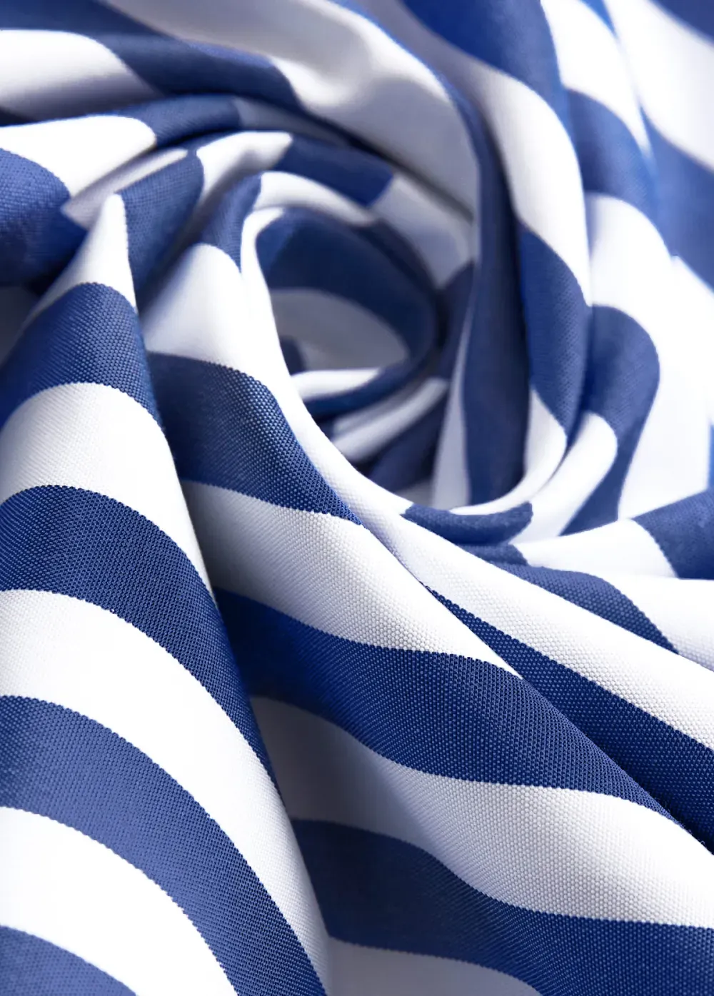 Blue Patchwork Striped A Line Sleeveless V Neck Dress