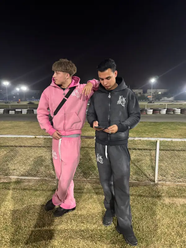 Flared Jogging Pants Dark Grey (Male version)