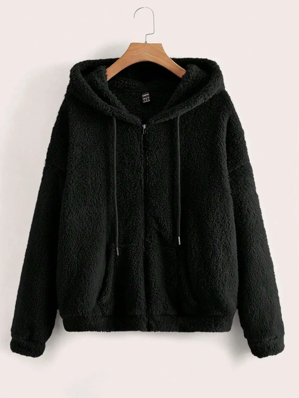 Autumn Warm & Comfortable Casual Gray Plush Jacket, Suitable For Going Out