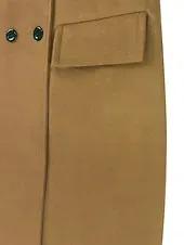 Women's Winter Coat Coat Cloak / Capes Windproof Warm Pocket Casual Street Style Plain Vacation Work Street Daily Wear Single Breasted Turndown Loose Fit Long Sleeve Outerwear Red Blue Green Fall