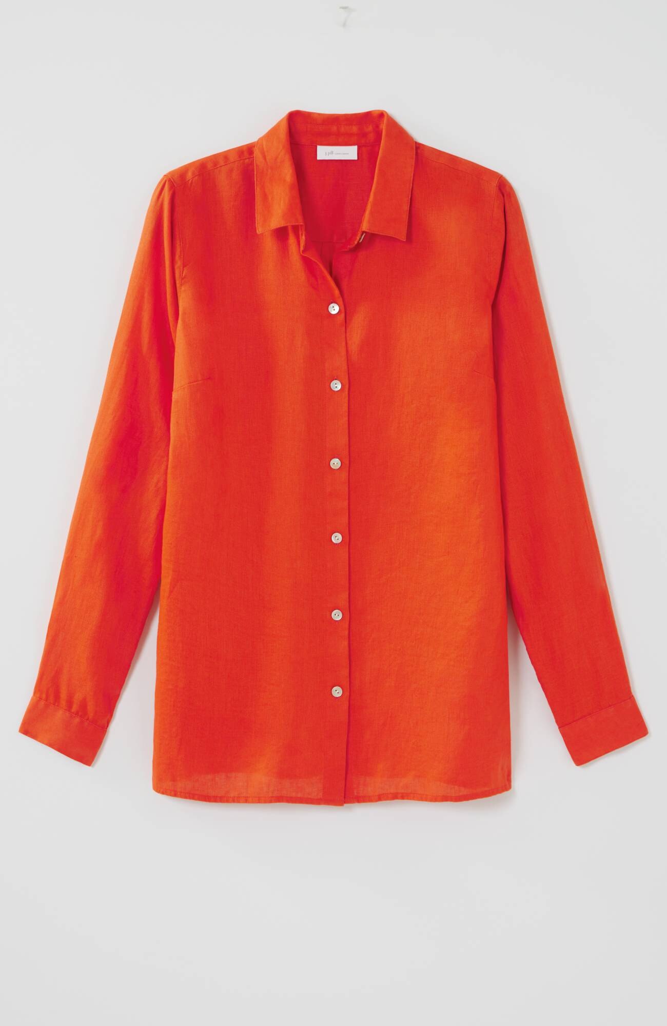 Everyday Linen Button-Front Shirt