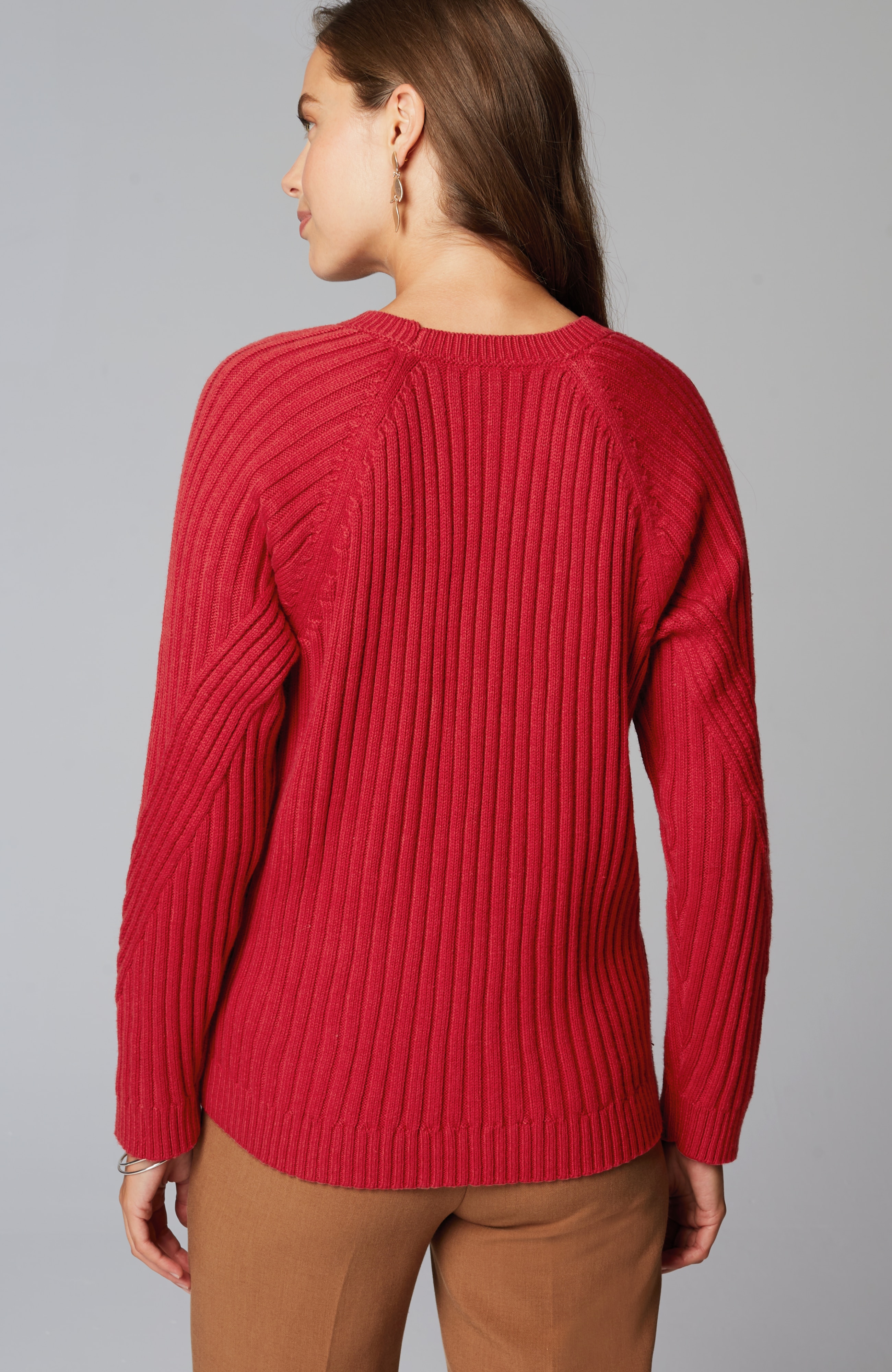 Placed-Cable Sweater