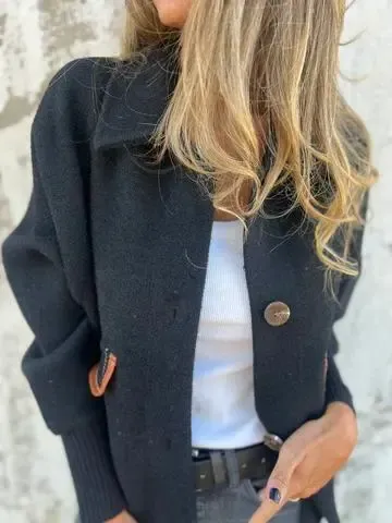 Casual Lapel Single-breasted Jacket