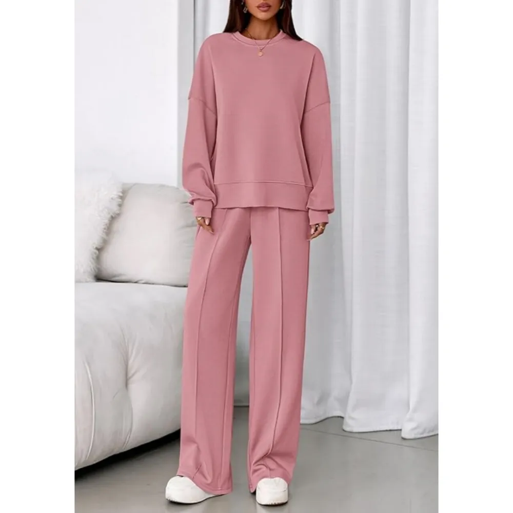 Women's Simple Casual Sports Two-Piece Set