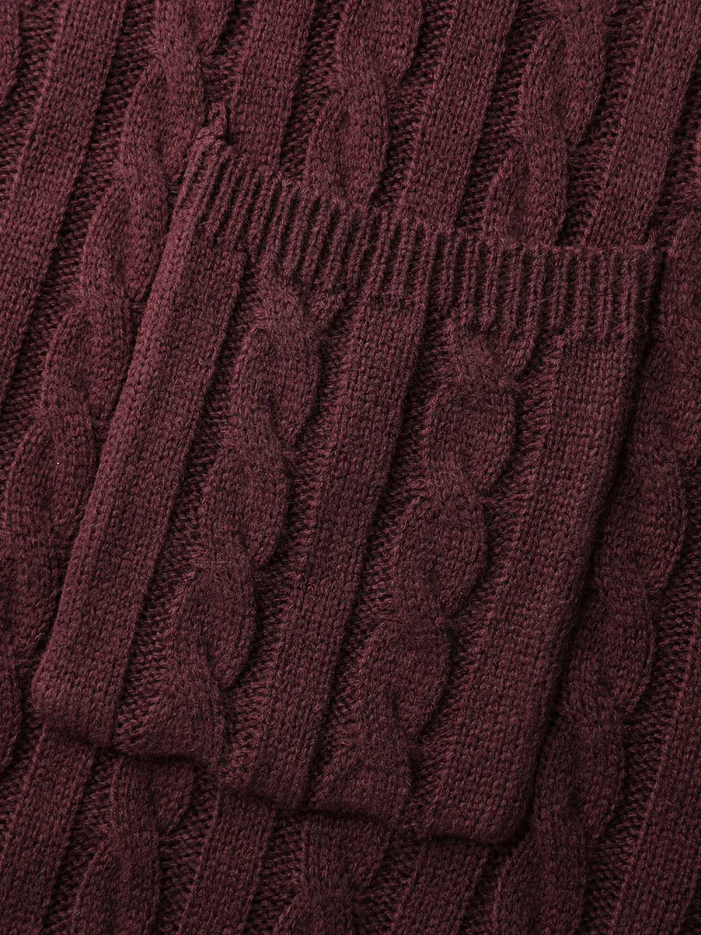 Twist Textured Notched Lapels Knit Cardigan