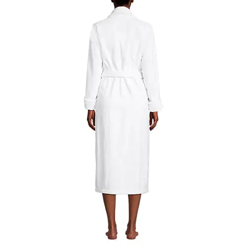 Women's Cotton Terry Long Spa Bath Robe